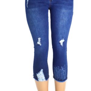 Ladies' Denim Jeans with belt