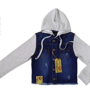Ladies' Denim Jacket with Sweat Hoodies & Long Sleeves [PITBULL]