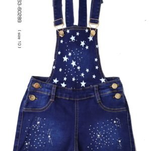 Ladies' Denim Overall Shorts [PITBULL]