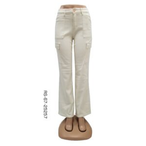 Ladies' Color Twill Cargo Pants